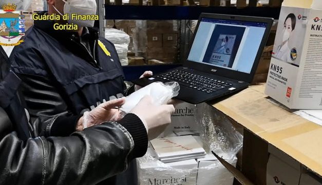 FFP2 e FFP3: 65 milioni di mascherine sequestrare
